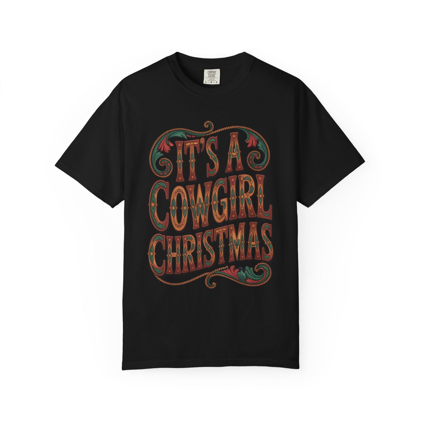 Cowgirl Christmas Comfort Colors® Tee