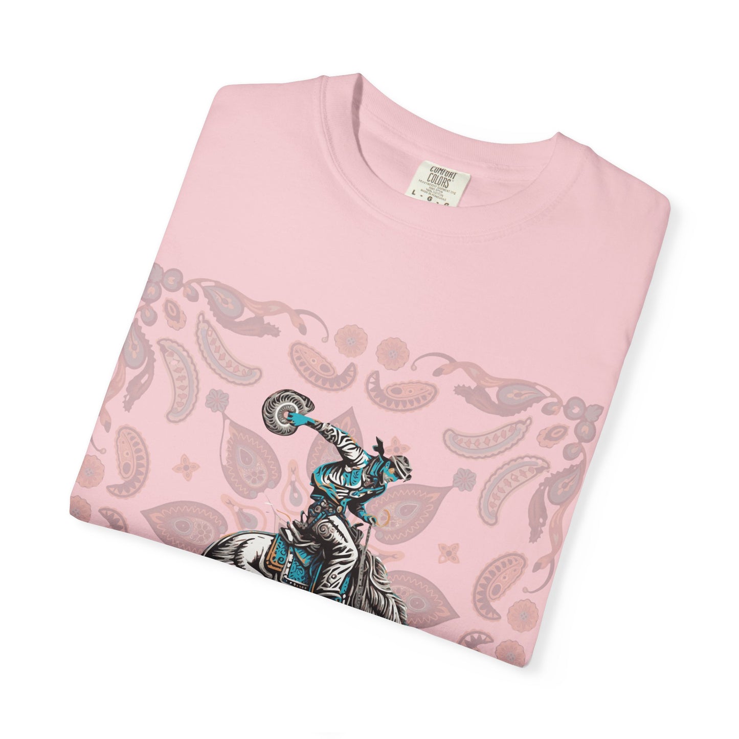Paisley Rodeo Tee | Western Graphic Comfort Colors Shirt | Bronc & Brand Co