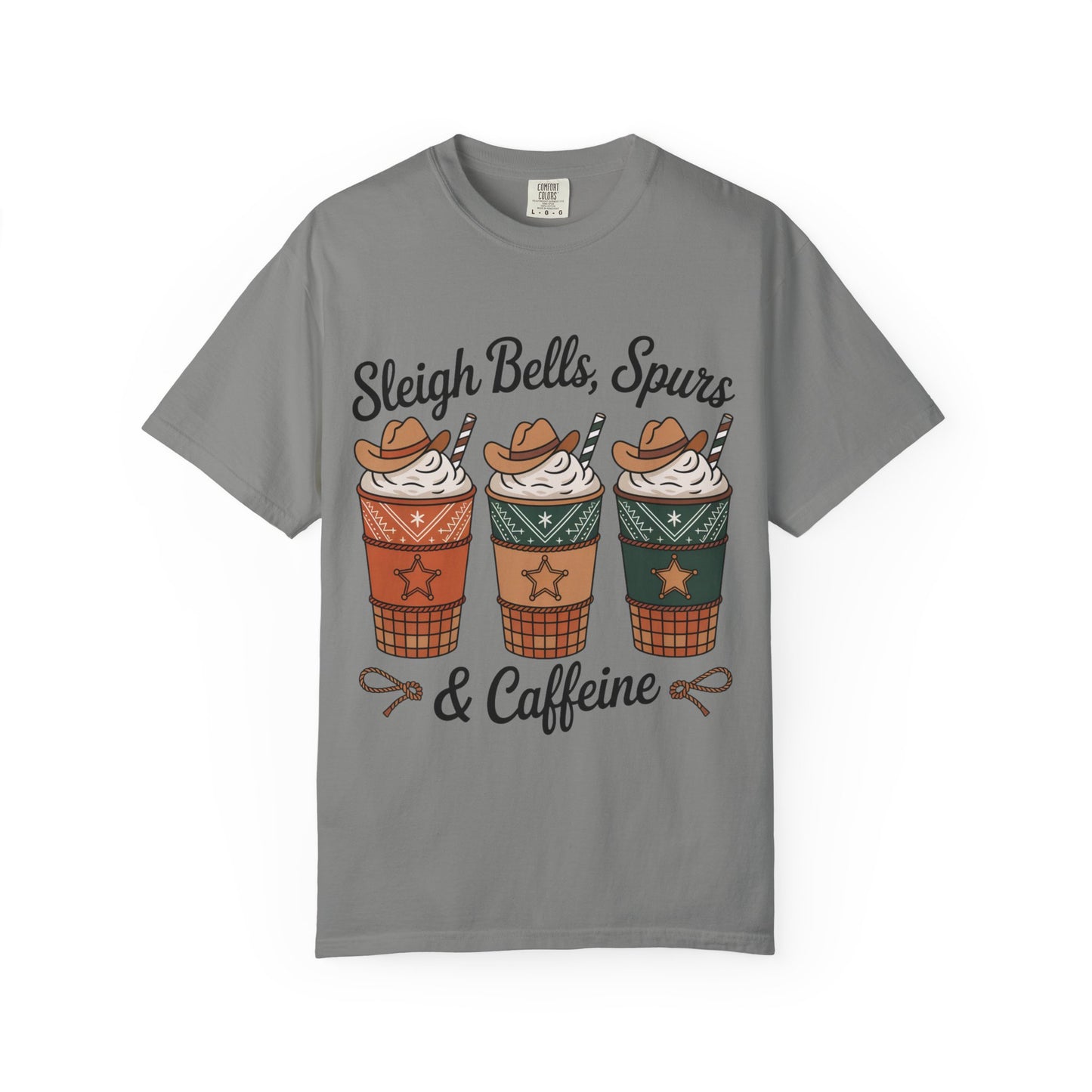 Sleigh Bells, Spurs & Caffeine T-Shirt