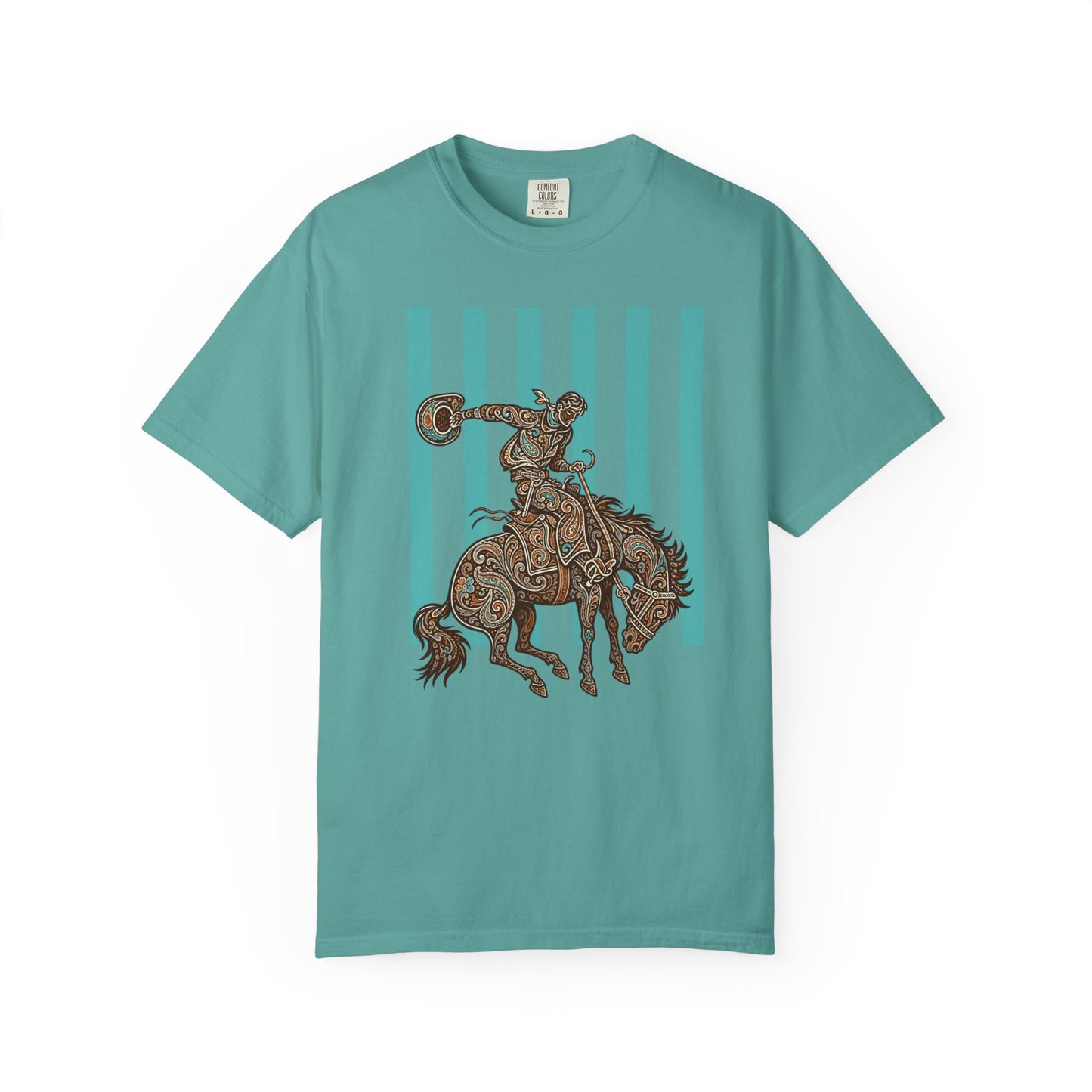Paisley Buckaroo Western Graphic Tee