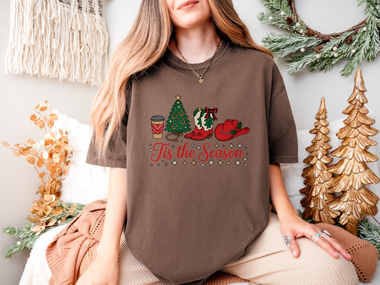 Western “Tis the Season” Christmas T-Shirt