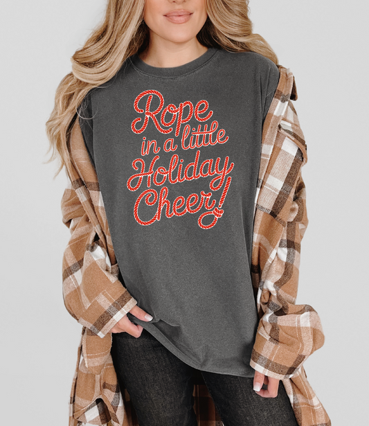 Rope In Cheer Christmas T-Shirt