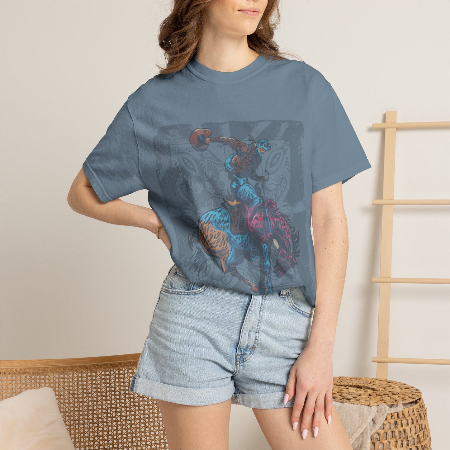 Vintage Bronc Spirit Cowgirl Tee