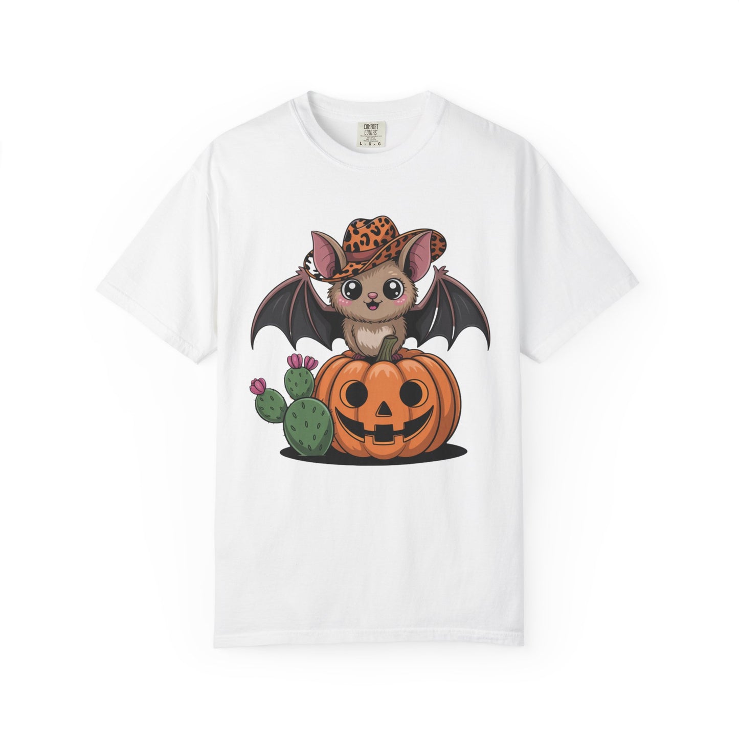 Cowboy Bat T-Shirt | Cute Western Halloween Comfort Colors® Tee