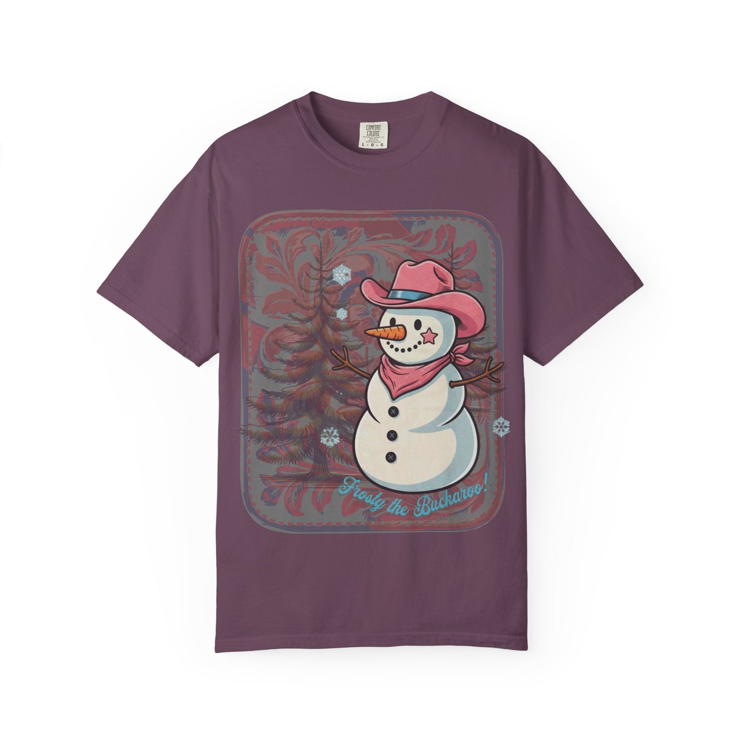 Snowman Buckaroo Comfort Colors® Tee
