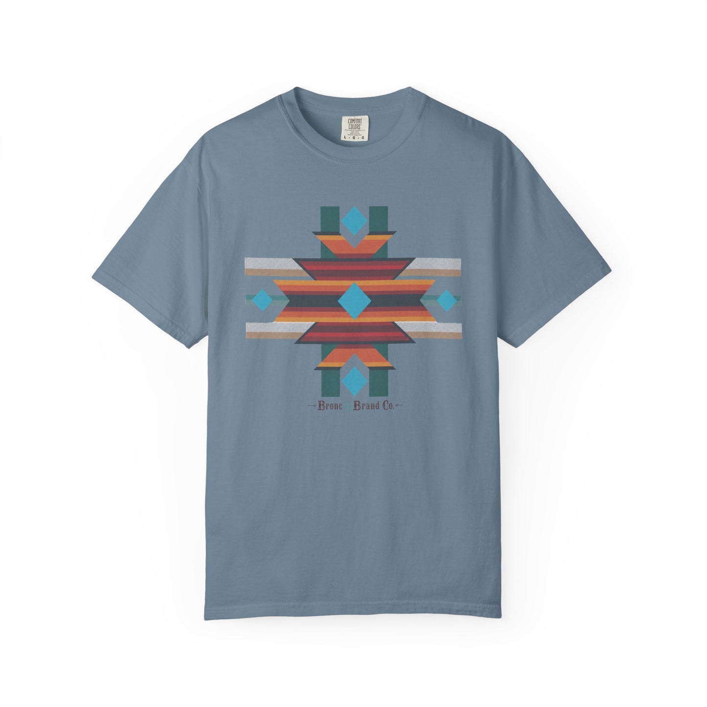 Turquoise Cross Western Graphic Tee