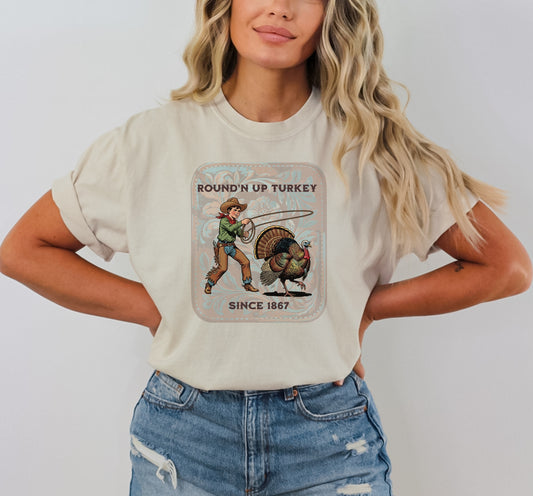 Round’n Up Turkey Since 1867 Comfort Colors® Tee
