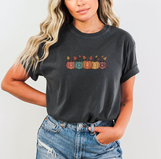 🎃 Colorful Pumpkin Comfort Colors® Tee