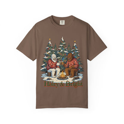 Bigfoot & Yeti Holiday Whiskey Comfort Colors® Tee