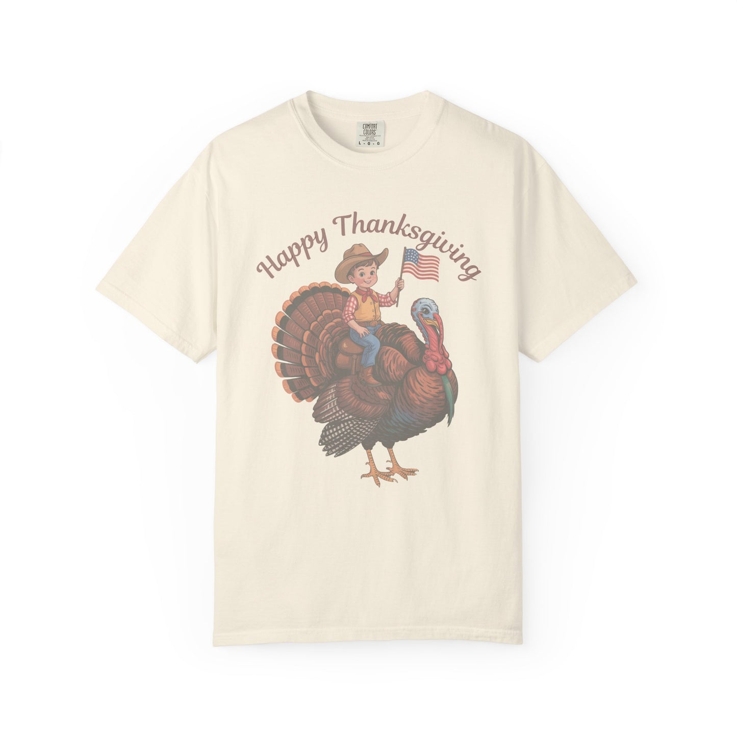 Cowboy Turkey Rider Comfort Colors® Tee