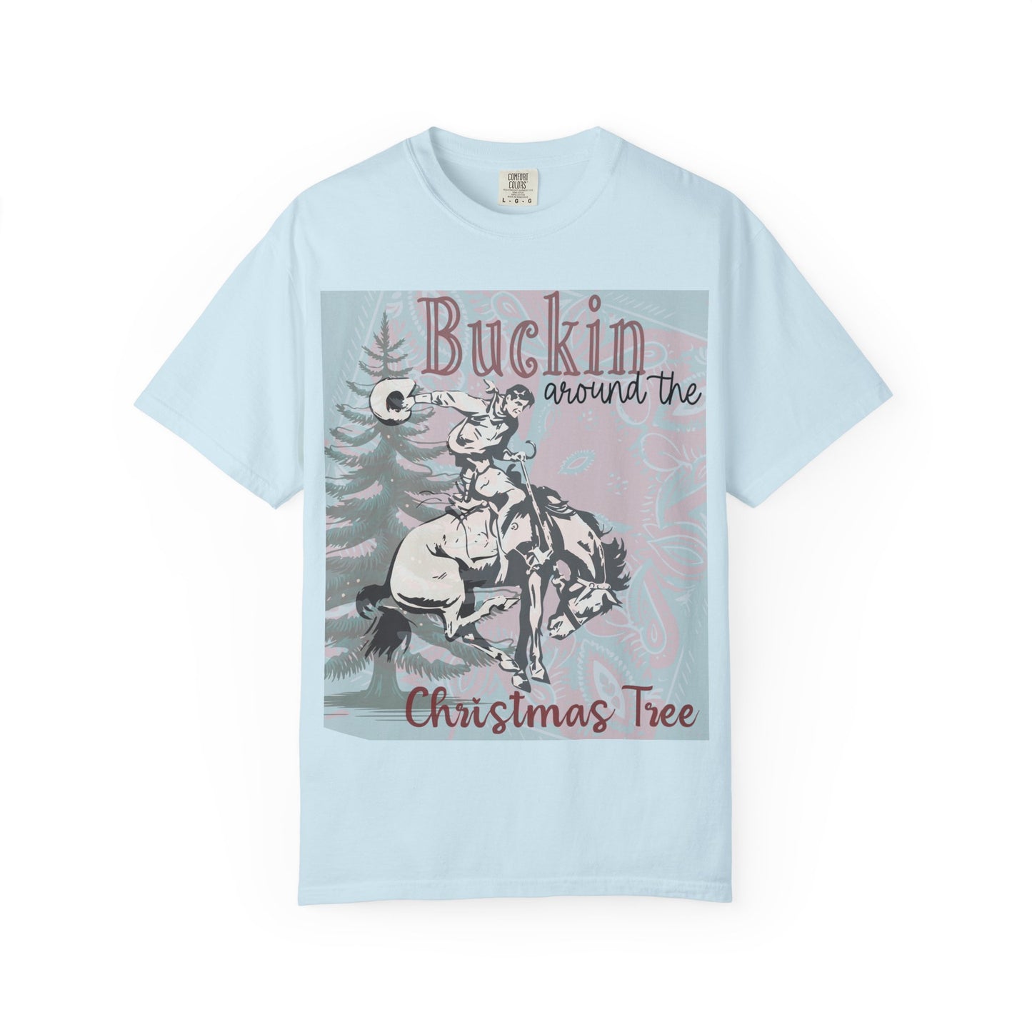 Buckin’ Around the Christmas Tree Comfort Colors® Tee