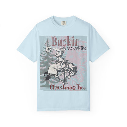 Buckin’ Around the Christmas Tree Comfort Colors® Tee