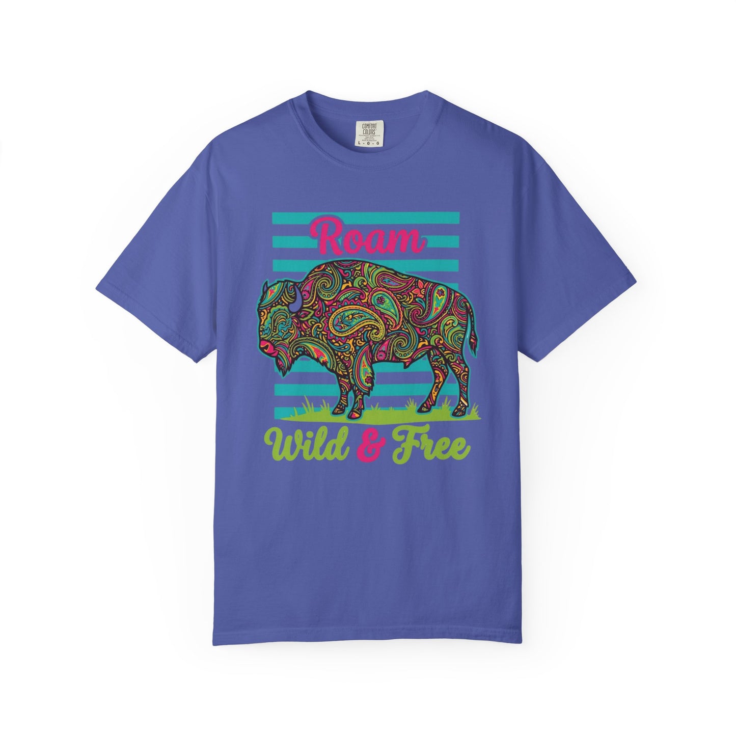 Roam Wild & Free Bison Tee