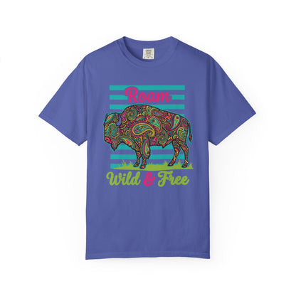 Roam Wild & Free Bison Tee