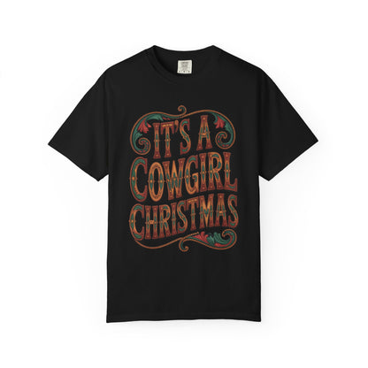 Cowgirl Christmas Comfort Colors® Tee