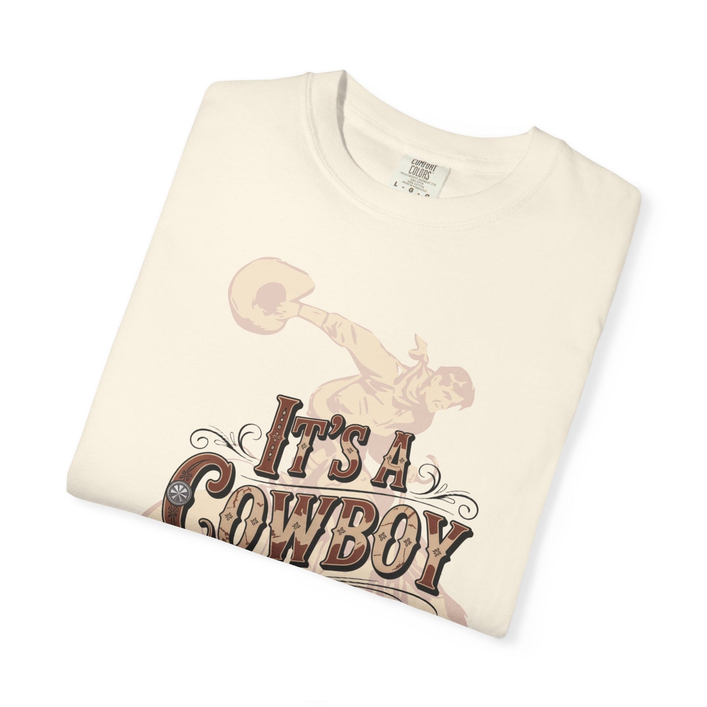 Cowboy Christmas Bronc Comfort Colors® Tee