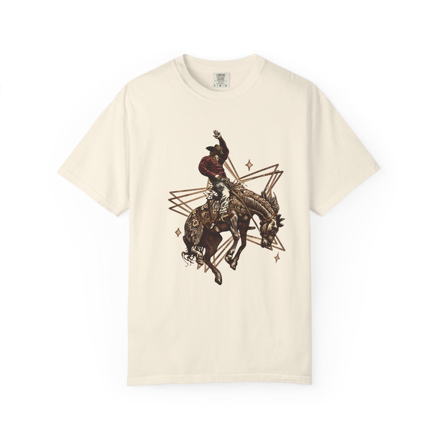 Rodeo Rebel Tee | Western Bronc Rider Graphic Shirt | Bronc & Brand Co.