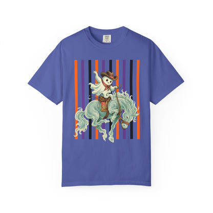Ghost Rider Bronc Tee | Halloween Western Graphic Shirt