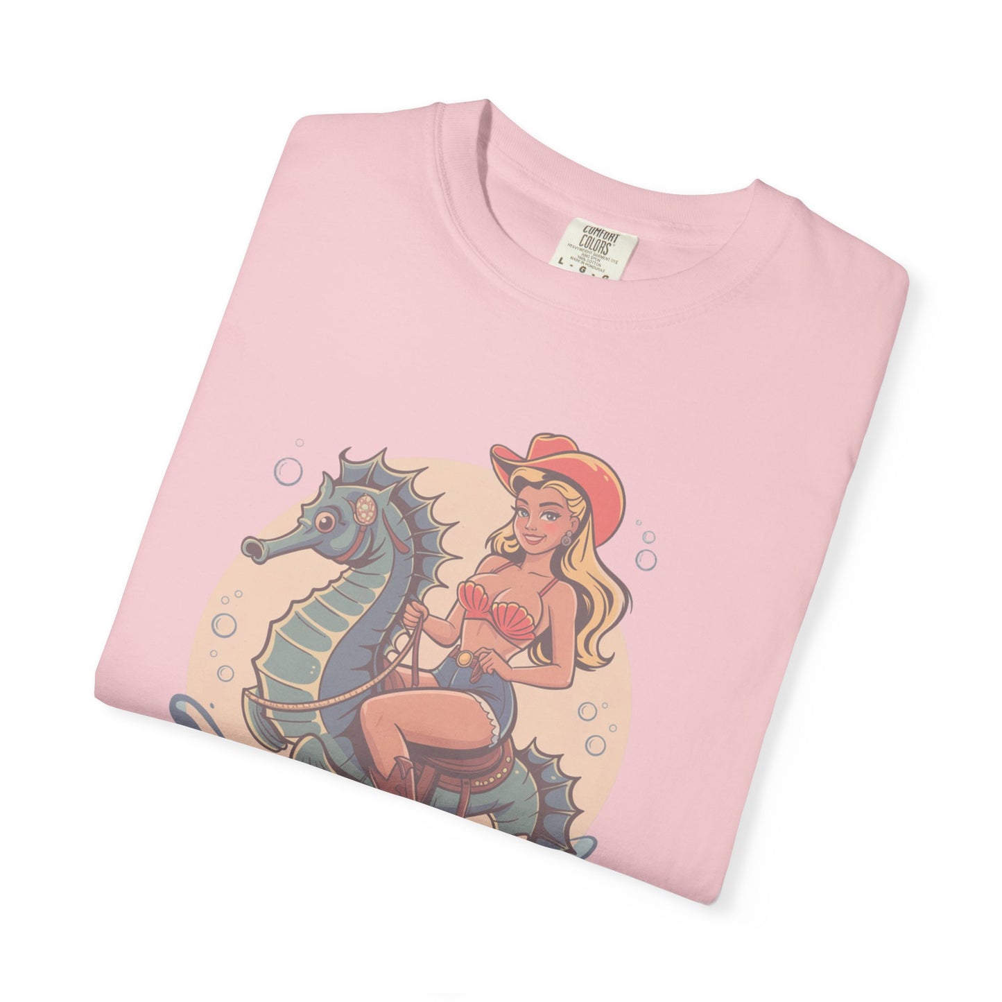 Beach Seahorse Cowgirl T-Shirt