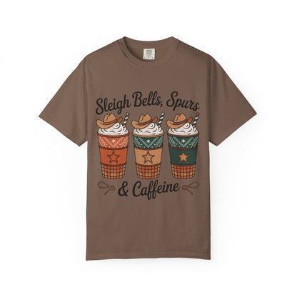 Sleigh Bells, Spurs & Caffeine T-Shirt