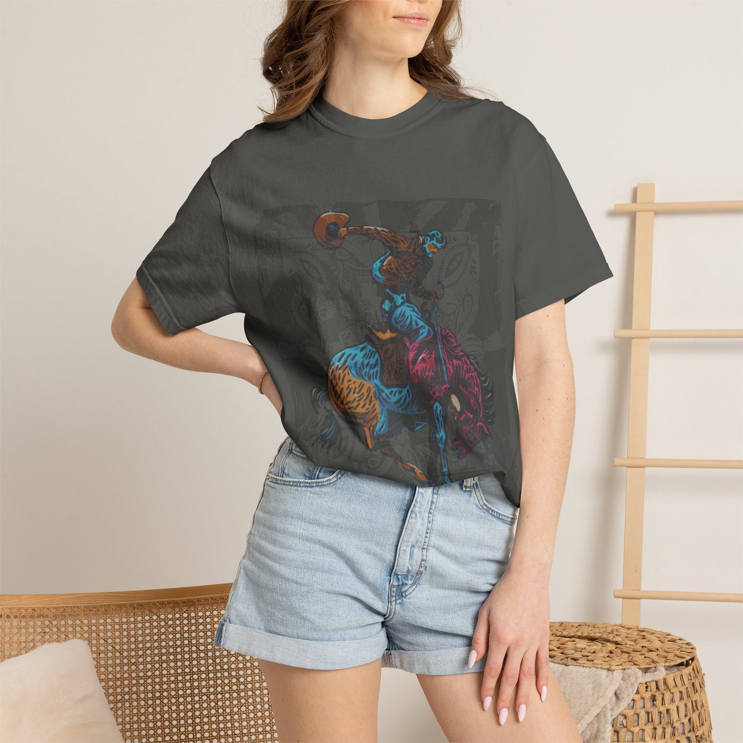 Vintage Bronc Spirit Cowgirl Tee