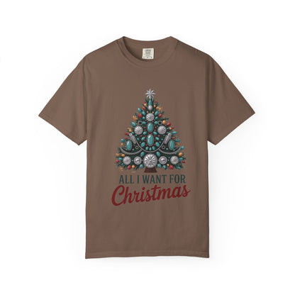 All I Want for Christmas Concho Tree Comfort Colors® Tee
