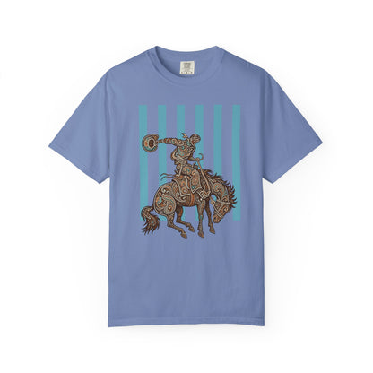 Paisley Buckaroo Western Graphic T-Shirt