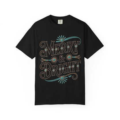 Merry & Bright Turquoise Comfort Colors® Tee