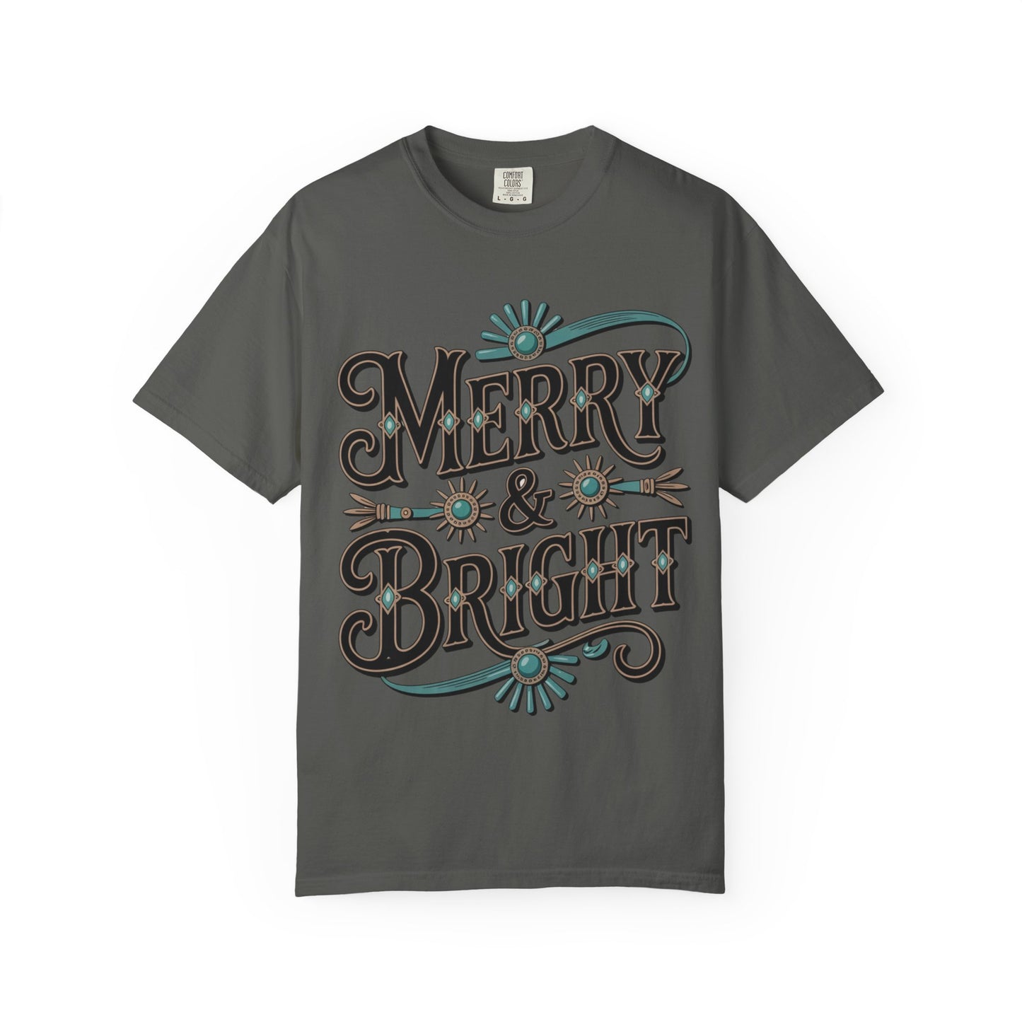 Merry & Bright Turquoise Comfort Colors® Tee