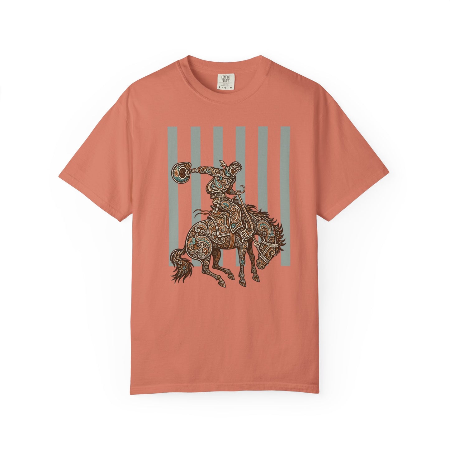 Paisley Buckaroo Western Graphic Tee