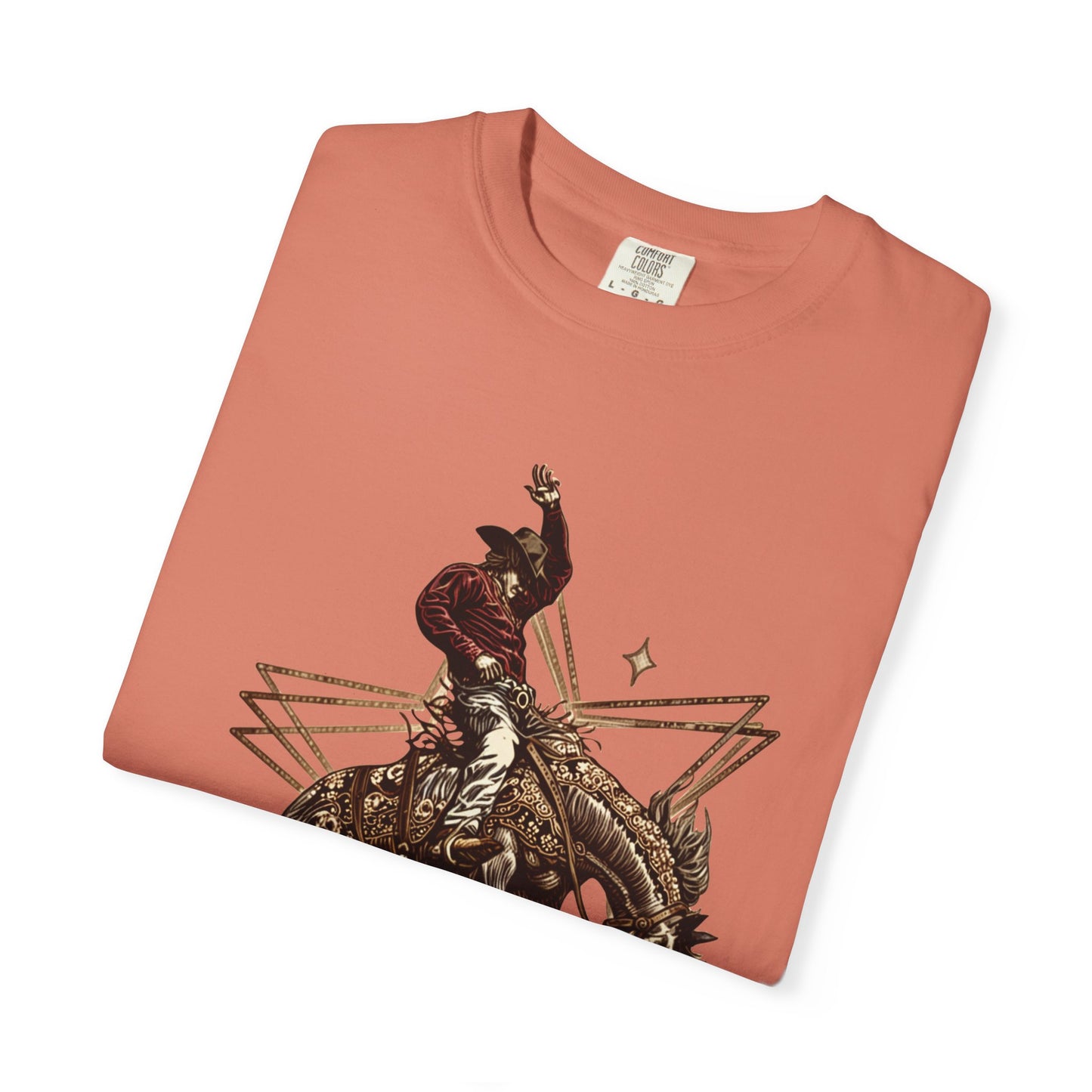 Rodeo Rebel Tee | Western Bronc Rider Graphic Shirt | Bronc & Brand Co.