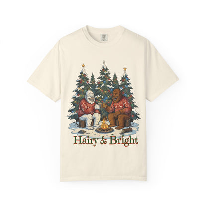 Bigfoot & Yeti Holiday Whiskey Comfort Colors® Tee