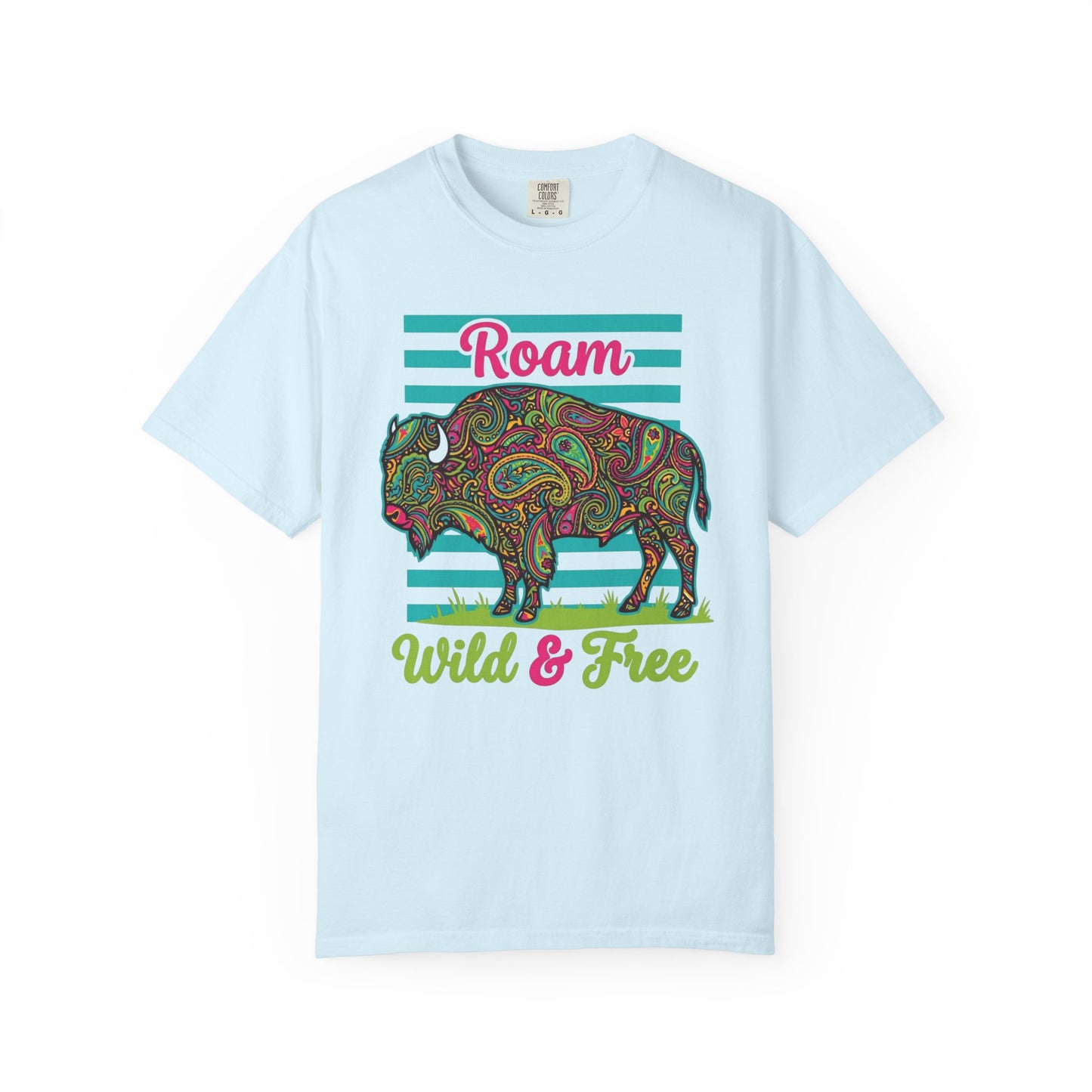 Roam Wild & Free Bison Tee