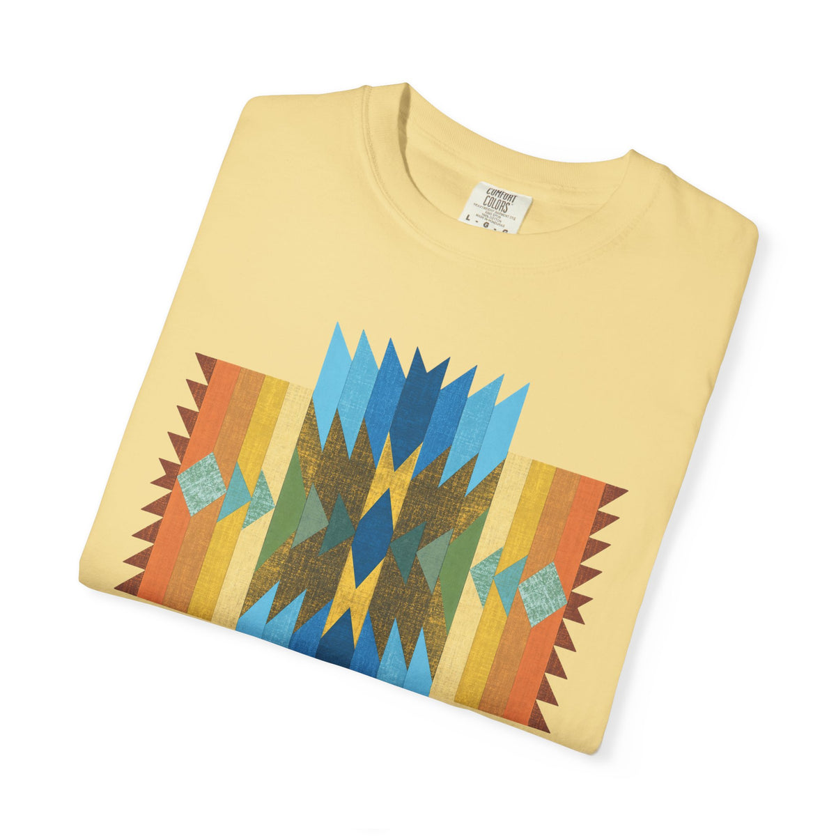 Painted Mesa Cross  Southwestern Geometric Graphic Tee