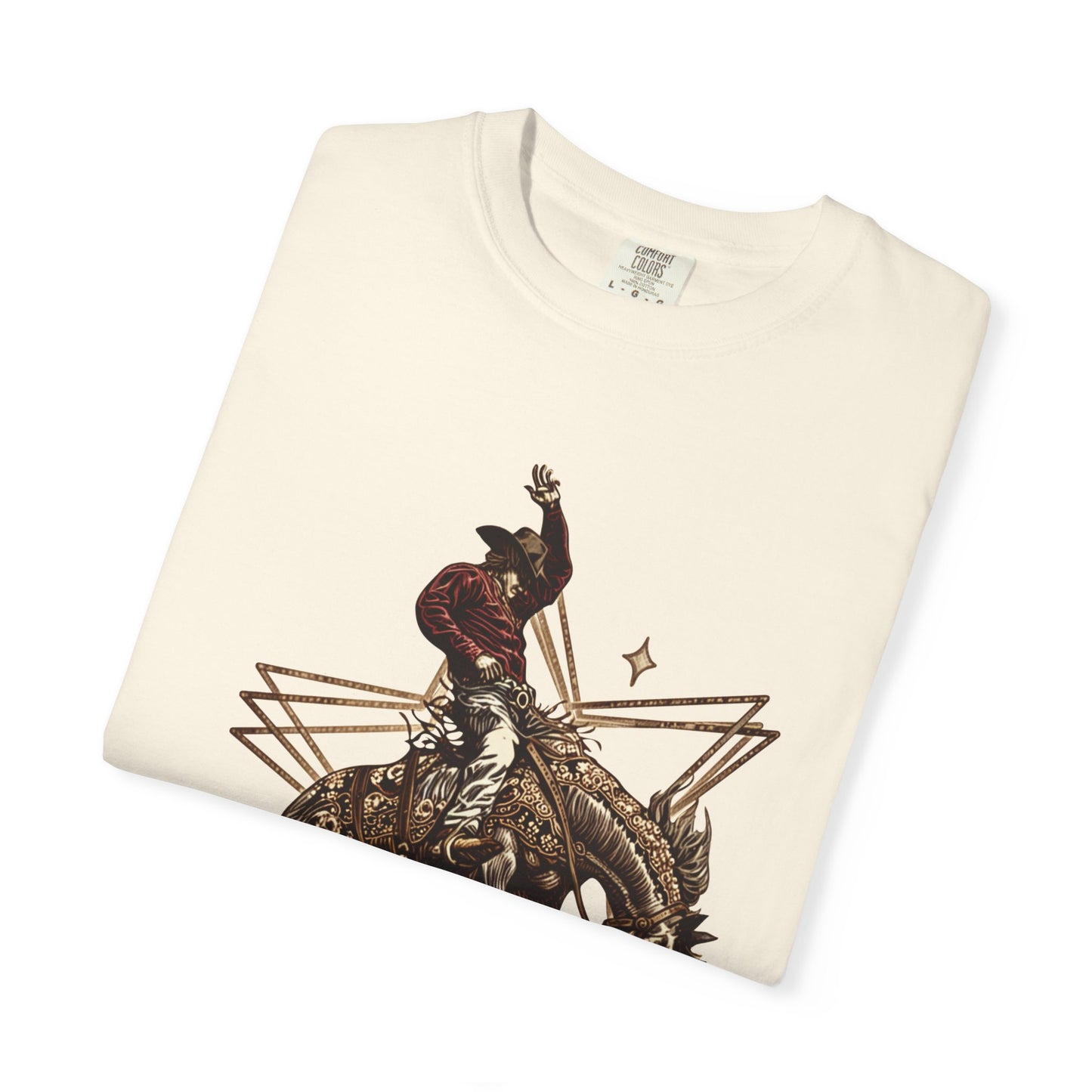 Rodeo Rebel Tee | Western Bronc Rider Graphic Shirt | Bronc & Brand Co.