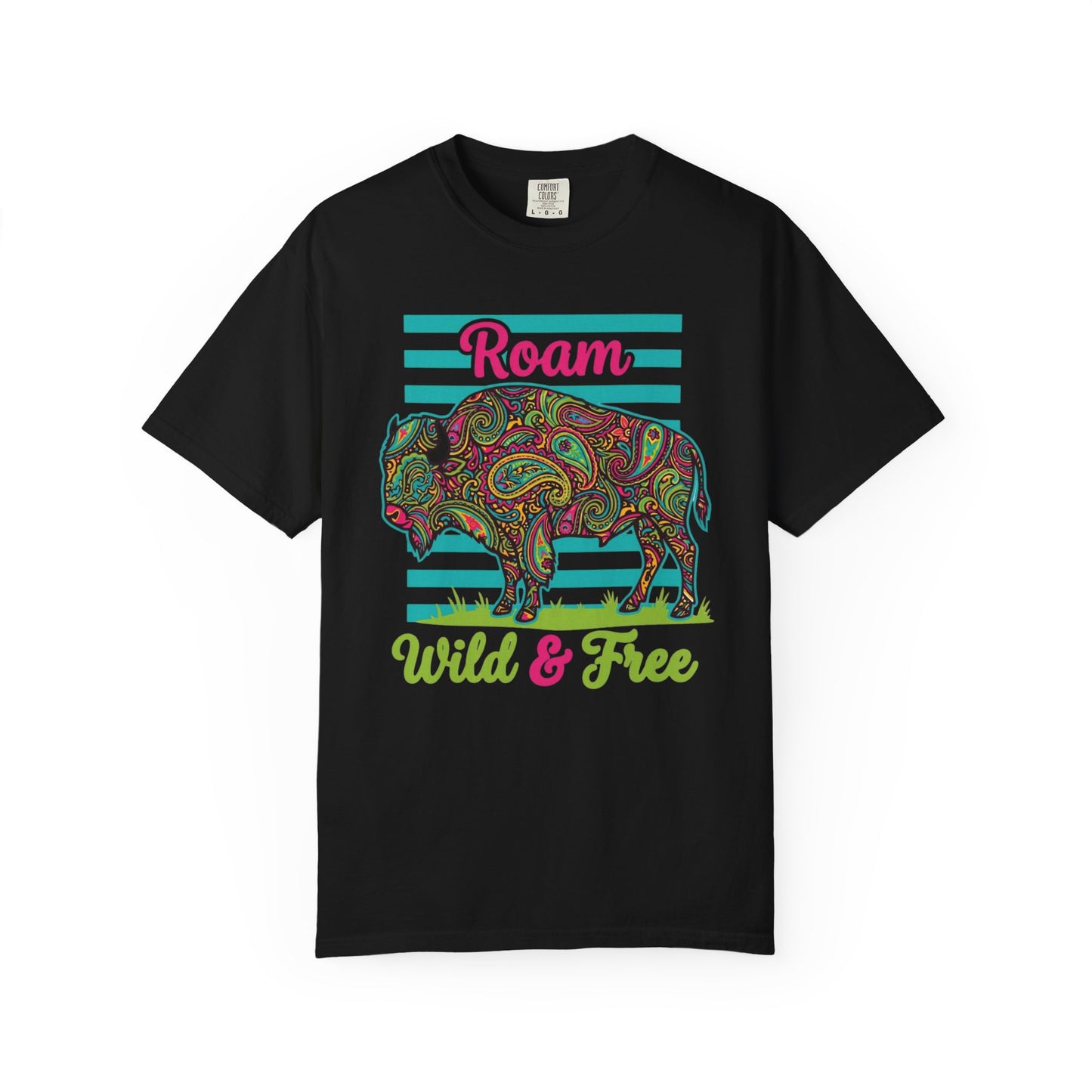 Roam Wild & Free Bison Tee