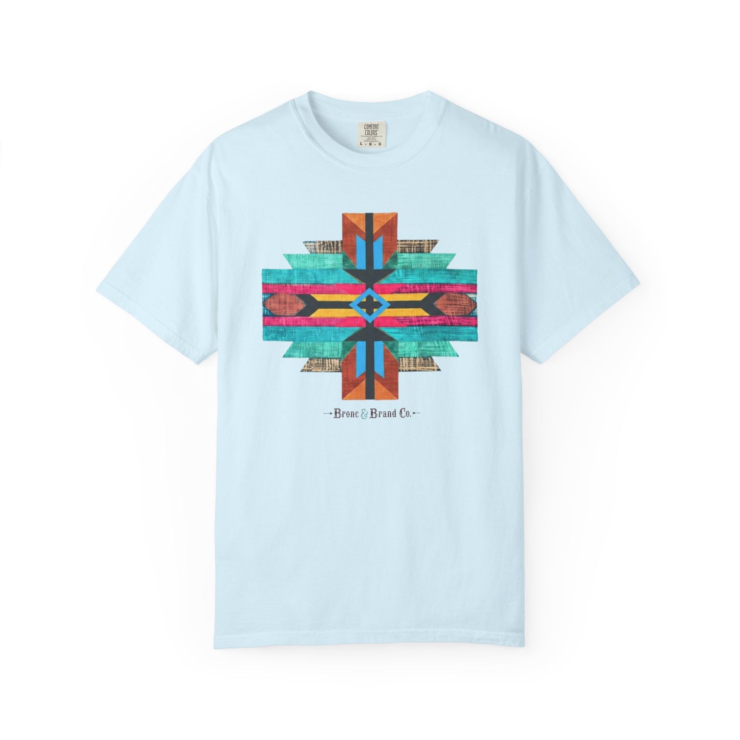 Boho  Desert Cross Artist Series Tee | Southwestern Graphic Comfort Colors® Shirt