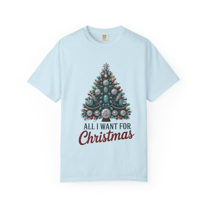 All I Want for Christmas Concho Tree Comfort Colors® Tee