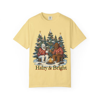 Bigfoot & Yeti Holiday Whiskey Comfort Colors® Tee