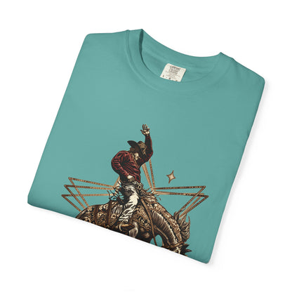 Western Bronc Rider Rodeo Rebel T-Shirt