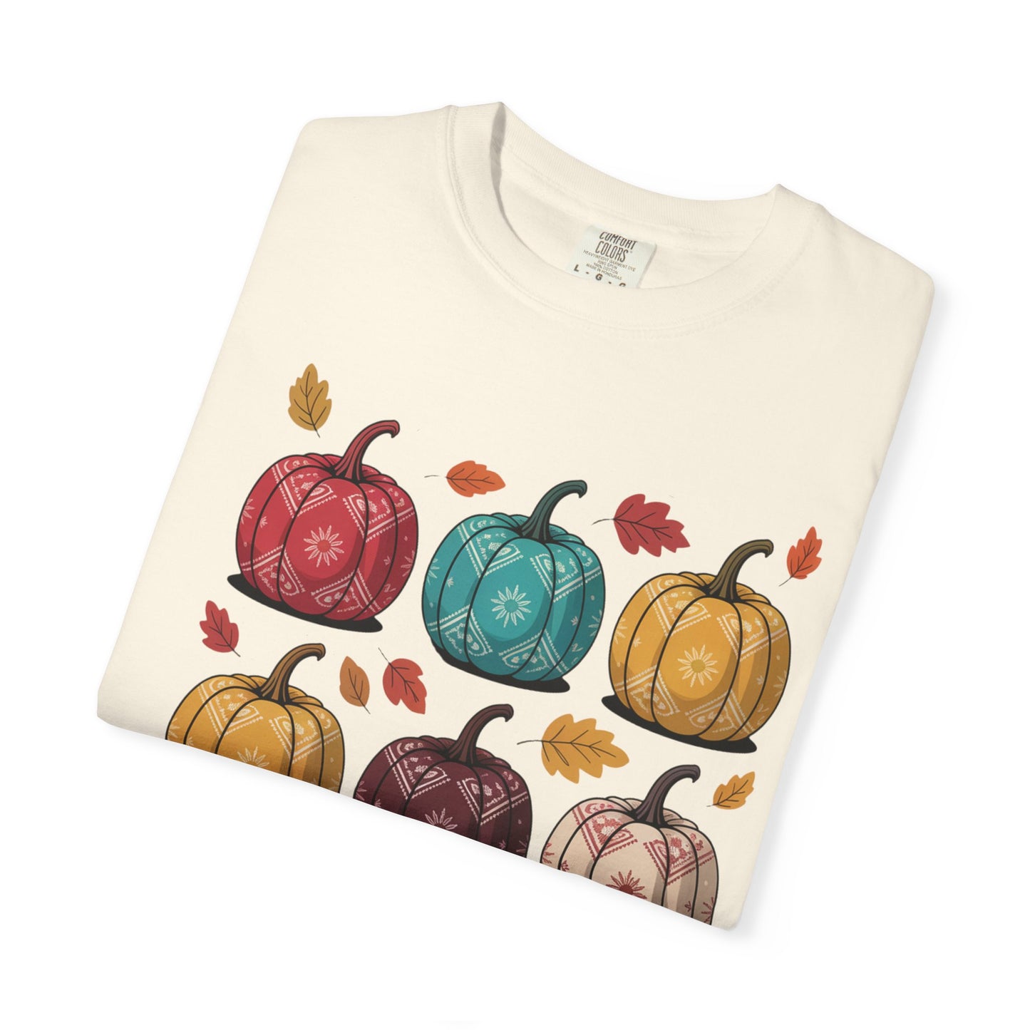 🎃 Fall Pumpkin Grid Comfort Colors® Tee
