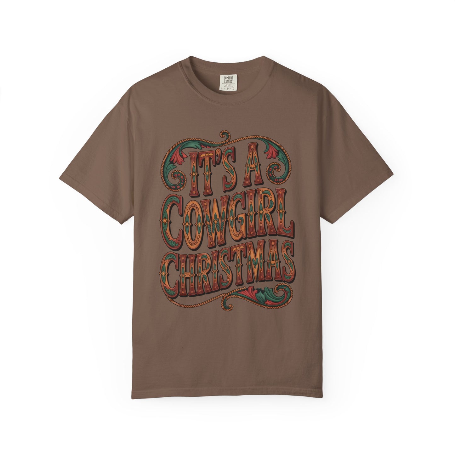 Cowgirl Christmas Comfort Colors® Tee