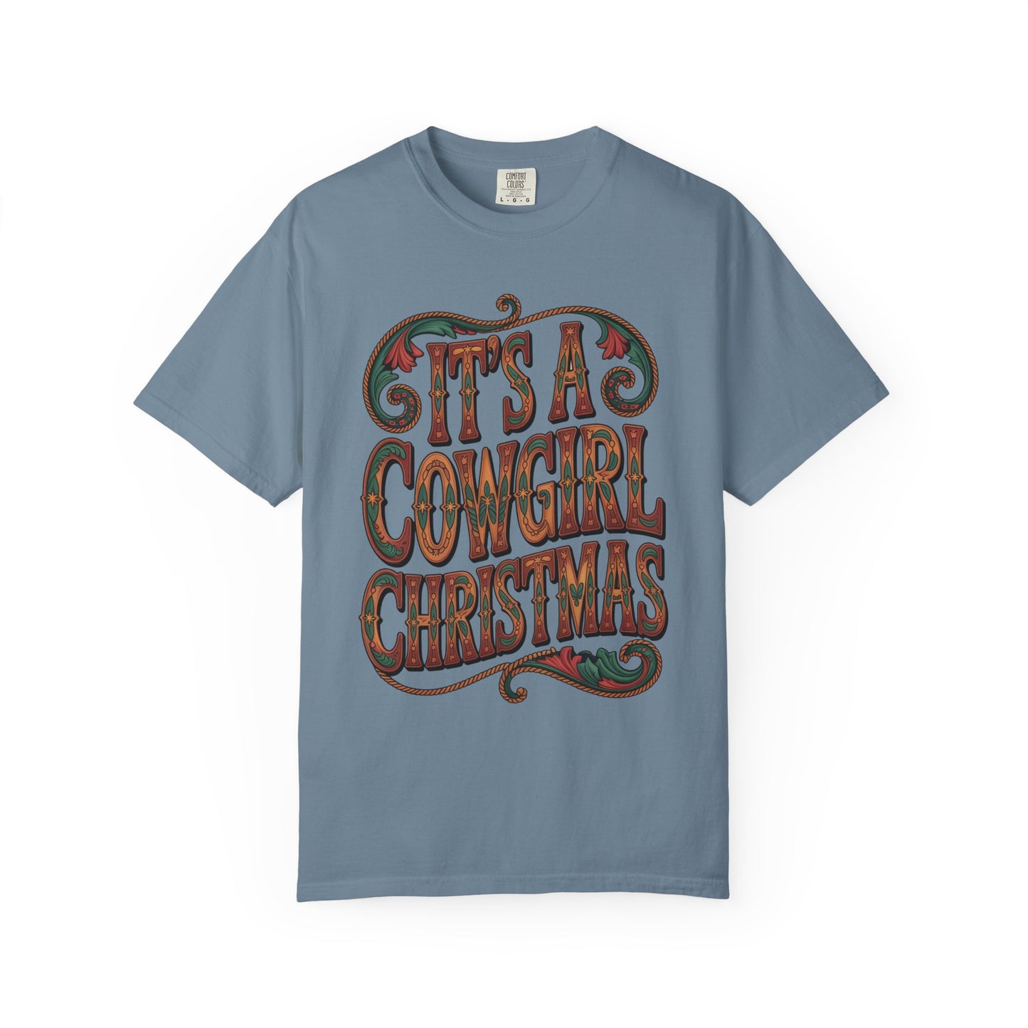 Cowgirl Christmas Comfort Colors® Tee