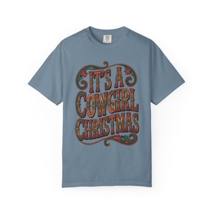 Cowgirl Christmas Comfort Colors® Tee