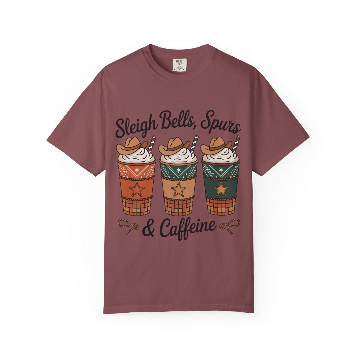 Sleigh Bells, Spurs & Caffeine T-Shirt