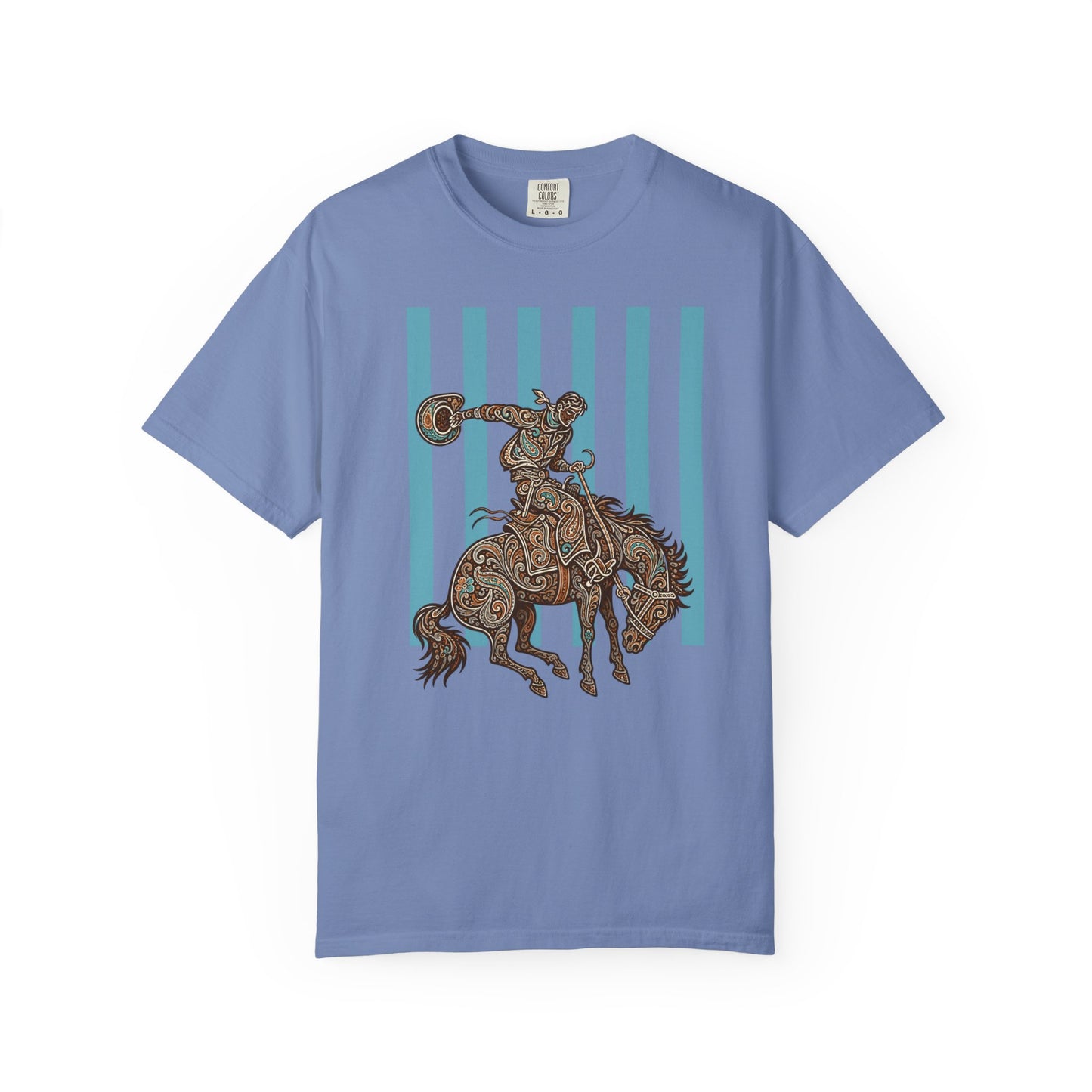 Paisley Buckaroo Western Graphic Tee