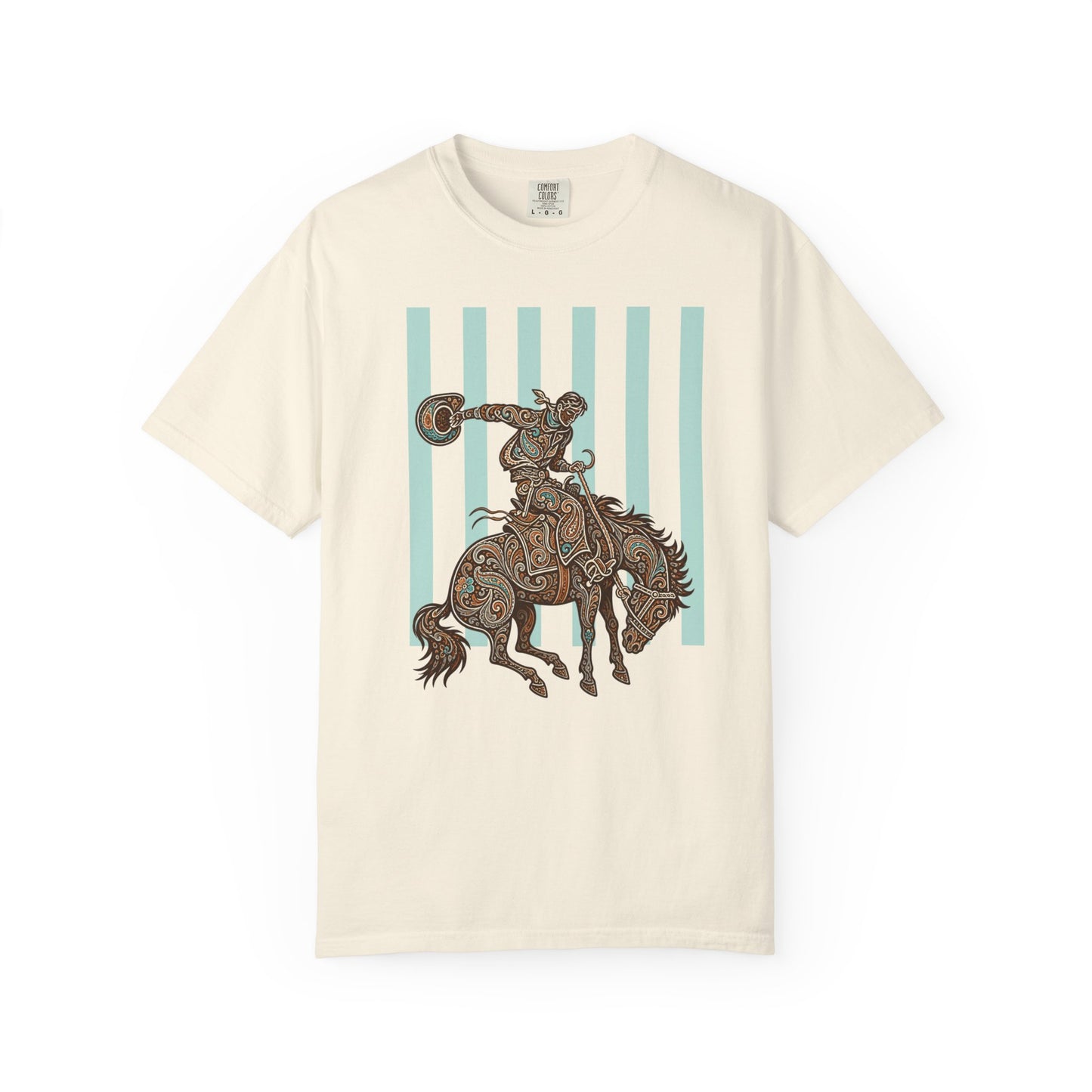 Paisley Buckaroo Western Graphic Tee