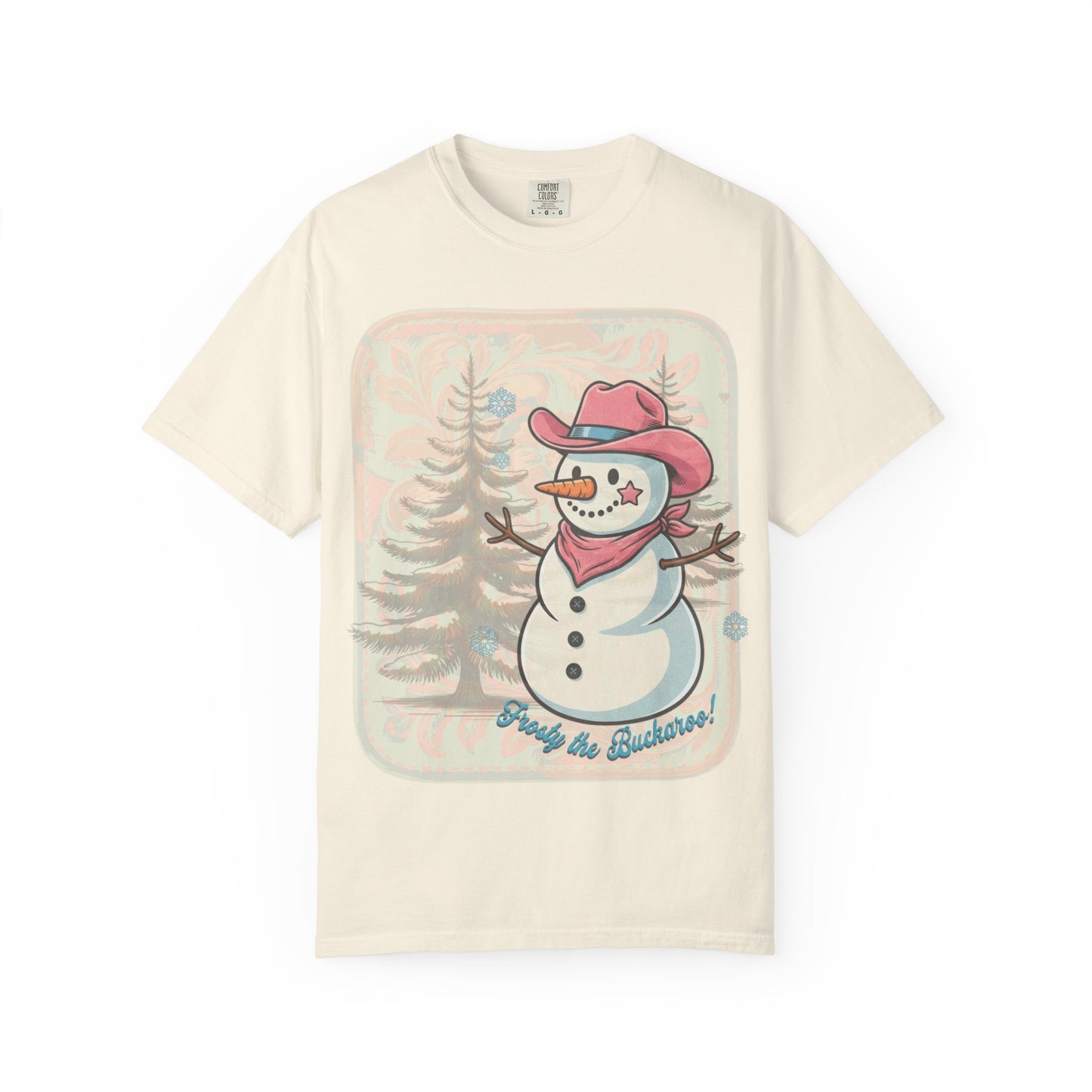 Snowman Buckaroo Comfort Colors® Tee