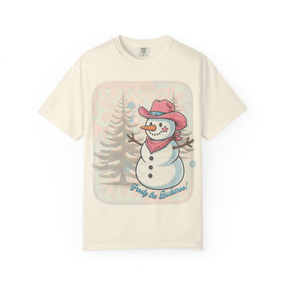 Snowman Buckaroo Comfort Colors® Tee