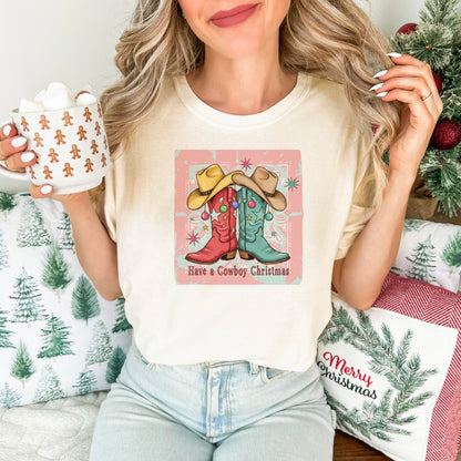 Have a Cowboy Christmas Comfort Colors® Tee